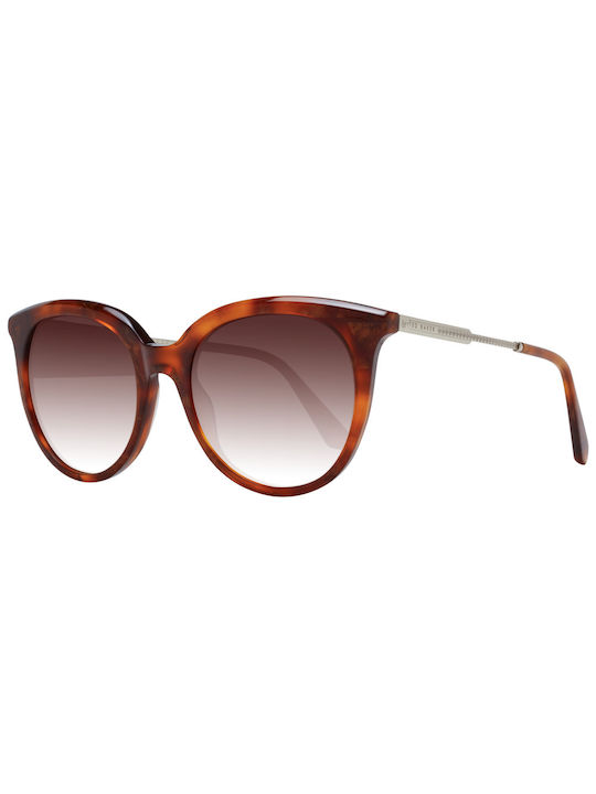 Ted Baker Women's Sunglasses with Brown Tartaruga Frame and Brown Gradient Lens TB1686 201