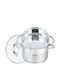 Klausberg Deep Stainless Steel Pot 2.5lt / 18cm