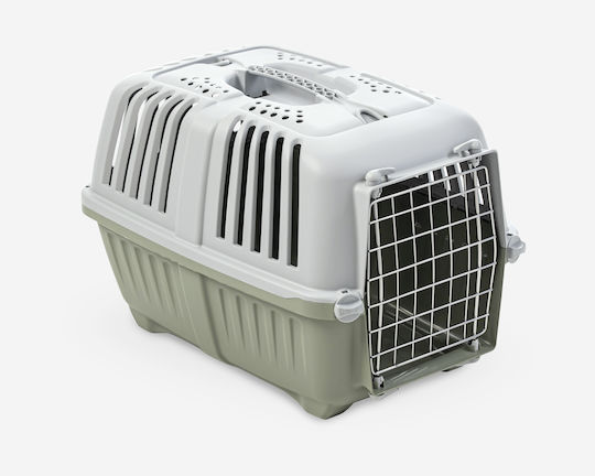 MPS Cușcă de transport pentru câini Kaki 58.5x35.5x40cm