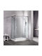 Tema Cabin for Shower with Sliding Door 90x90x180cm Clear Glass Chrome