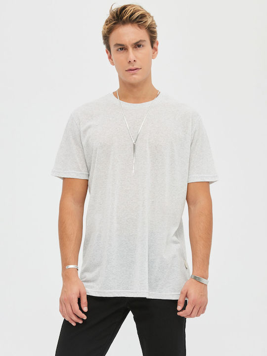 Aristoteli Bitsiani T-shirt Ανοικτό Γκρι