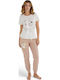 Summer Women's Pyjama Set Beige