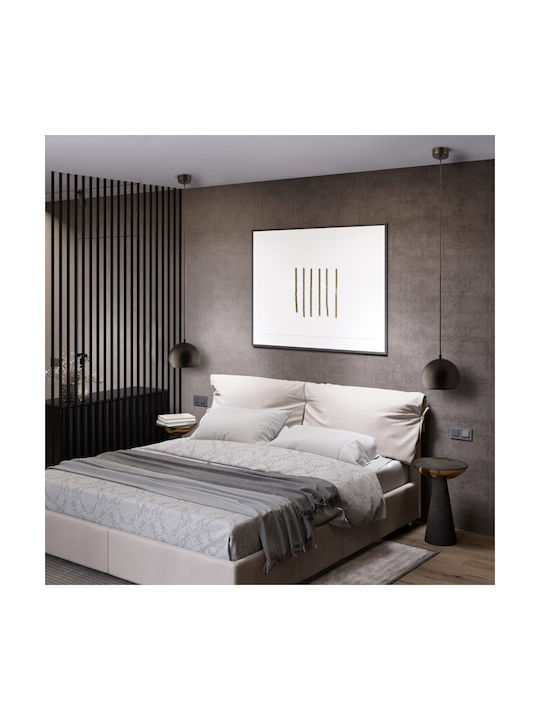TK Lighting Κρεμαστό Φωτιστικό Κόκκινο με Ντουί E27 17x150εκ.
