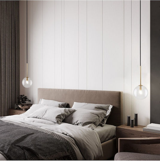 TK Lighting Pendant Light Black with Socket G9 12x160cm