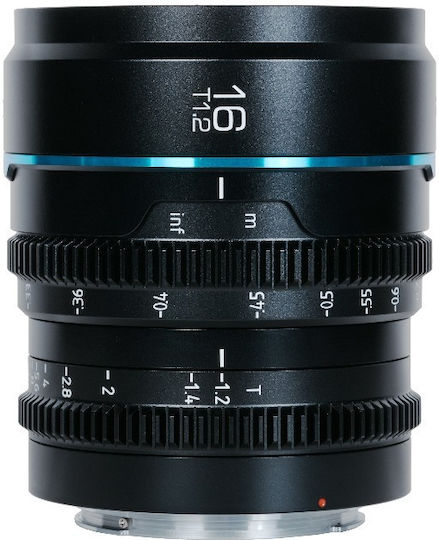 Sirui Crop Φωτογραφικός Φακός Nightwalker MFT Σταθερός για Micro Four Thirds (MFT) Mount Μαύρος