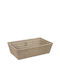 Espiel Decorative Basket Wicker with Handles Beige 53x32.5x15cm
