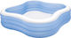 Intex Swim Center Children's Square Swimming Pool 1250lt Inflatable 229x229x56cm Blue
