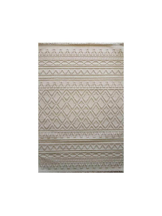 Klonaras Giardino Rug Rectangular Summer Wicker 76 Beige