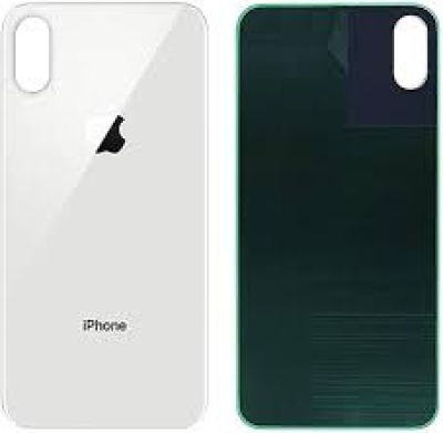 Καπάκι Μπαταρίας Camera Hole Back Cover Λευκό για iPhone XS Max