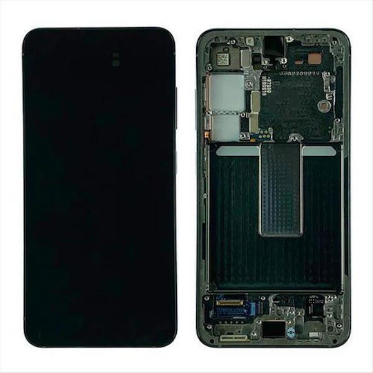 Samsung Οθόνη με Μηχανισμό Αφής και Πλαίσιο για S23 S911B (Πράσινο)