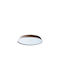 VK Lighting Πλαφονιέρα Οροφής 42εκ. Καφέ με Ενσωματωμένο LED