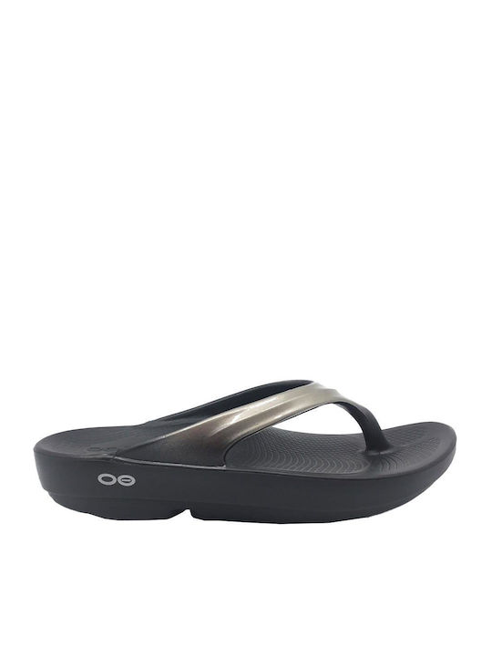 Oofos Oolala Women's Flip Flops Black