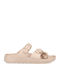 Flip Flops In Sandal Style In Beige Colour