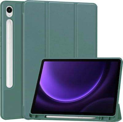 Techsuit Flip Cover Green Samsung Galaxy Tab S9 FE