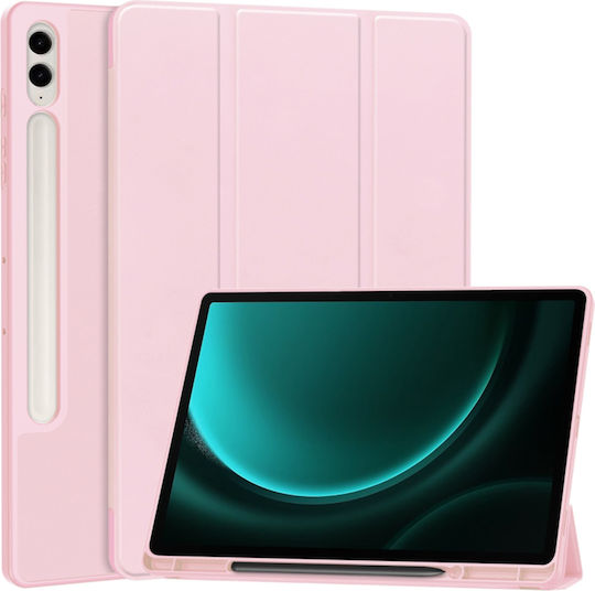 Techsuit Flip Cover Roz (Samsung Galaxy Tab S9 FE Plus)