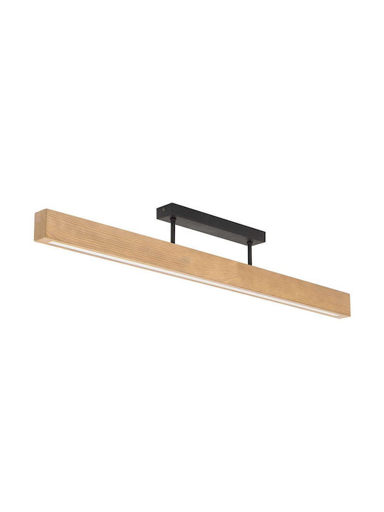 TK Lighting Πλαφονιέρα Οροφής 96εκ. Λευκή με Ενσωματωμένο LED