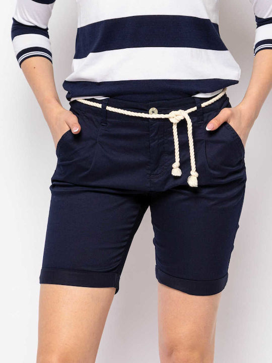 Heavy Tools Damen Bermuda Marineblau