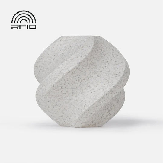 Bambu Lab PLA 3D Drucker Filament 1,75mm Weiß Marmor 1kg 1 Stück Spule
