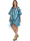 MiandMi Feminin Caftan de Plajă Blue