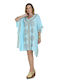 MiandMi Feminin Caftan de Plajă Turquoise