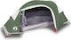 vidaXL Camping Tent Green with Double Cloth for 1 Person Waterproof 230x140x83cm