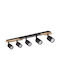 TK Lighting Σποτ με 5 Φώτα και με Ντουί GU10 σε Λευκό Χρώμα