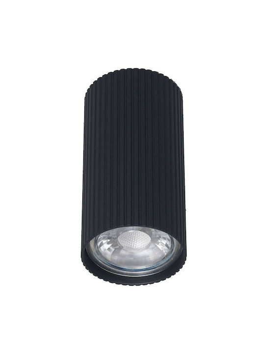 TK Lighting Μονό Σποτ με Ντουί GU10 σε Μαύρο Χρώμα