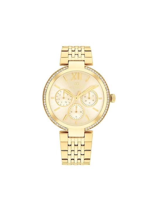 Tommy Hilfiger Watch with Gold Metal Bracelet