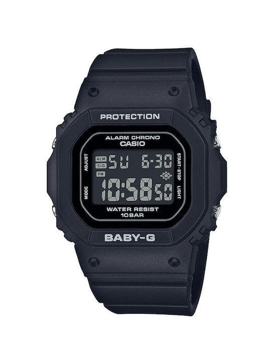 Casio Watch Automatic with Black Rubber Strap