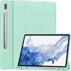 Techsuit Flip Cover Πράσινο Samsung Galaxy Tab A7 10.4 2020 T500/T505