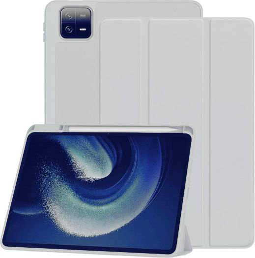 Techsuit Flip Cover Dauerhafte Graue (Xiaomi Pad 6, Pad 6 Pro)