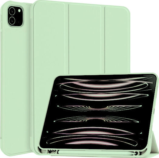 Techsuit Durable Green Flip Cover (iPad Pro 2018 11" / iPad Pro 2020 11" / iPad Pro 2021 11" / iPad Pro 2022 11'')