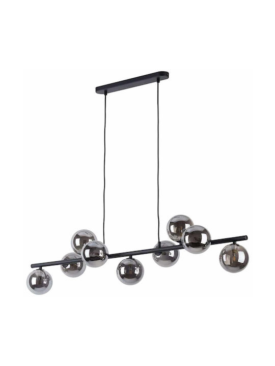 TK Lighting Estera Pendant Light Rail Black