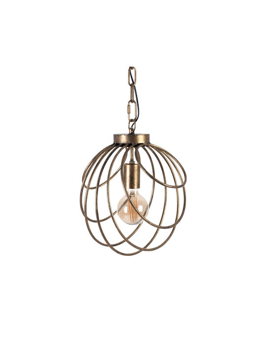 BigBuy Pendant Light Single-Light Gold