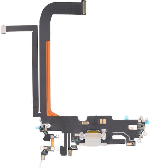 Cablu flexibil de încărcare pentru portul Iphone 13 Pro Max, alb