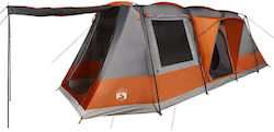 vidaXL Σκηνή Camping Τούνελ Γκρι για 4 Άτομα 580x320x200εκ.