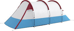 Outsunny Campingzelt Weiß für 3 Personen 420x200x150cm