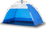 vidaXL Σκηνή Camping Μπλε για 2 Άτομα 185x95x100εκ.
