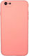 Plus Silky Soft Back Cover Σιλικόνης Ροζ (iPhone 6/6s PlusRealme 6 / 6s)