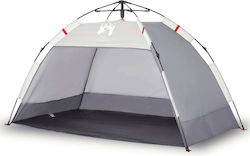 vidaXL Camping Tent Gray for 2 People 185x95x100cm