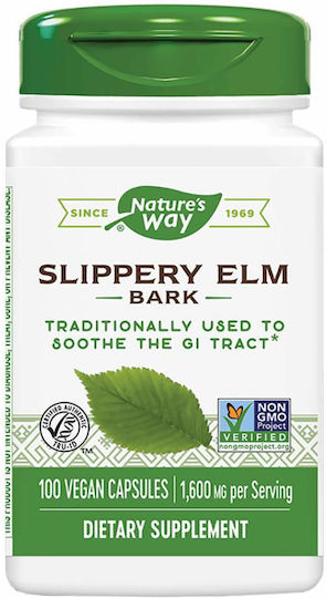 Nature's Way Slippery Elm Bark 400мг 100 капси