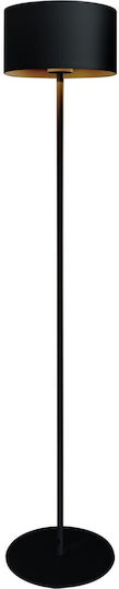 VK Lighting LED Floor Lamp H138xW29.1cm. with Warm White Light Black