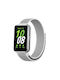 Silikonband für Samsung Galaxy Fit 3 Grau Weiß Originalausstattung