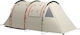 Outsunny Camping Tent Beige for 5 People 460x230x180cm