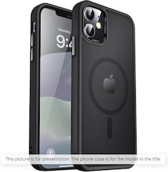 Techsuit Back Cover Plastic / Silicone Black (iPhone 15)