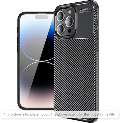 Techsuit Umschlag Rückseite Silikon Schwarz (iPhone 11)