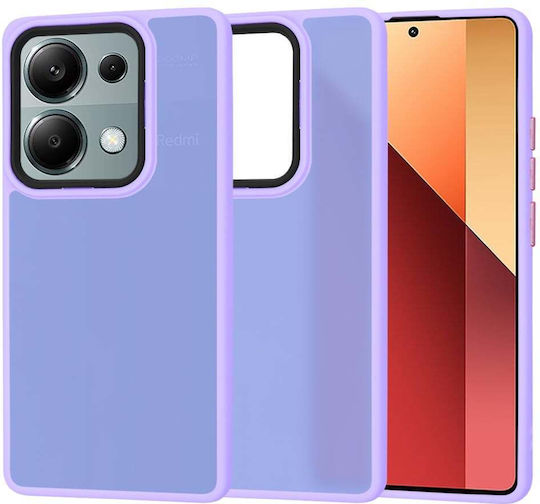 Techsuit Halofrost Back Cover Σιλικόνης με Λουράκι Μωβ (Redmi Note 13 Pro 4G / Poco M6 Pro 4G)