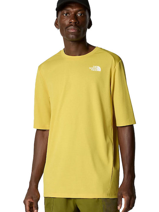 The North Face T-shirt Bărbătesc cu Mânecă Scurtă Galben