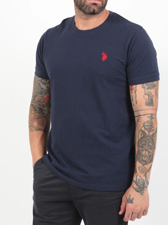 U.S. Polo Assn. T-shirt Bărbătesc cu Mânecă Scurtă Albastru marin