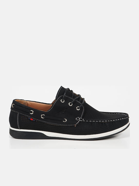 Ανδρικά Boat Shoes σε Μαύρο Χρώμα